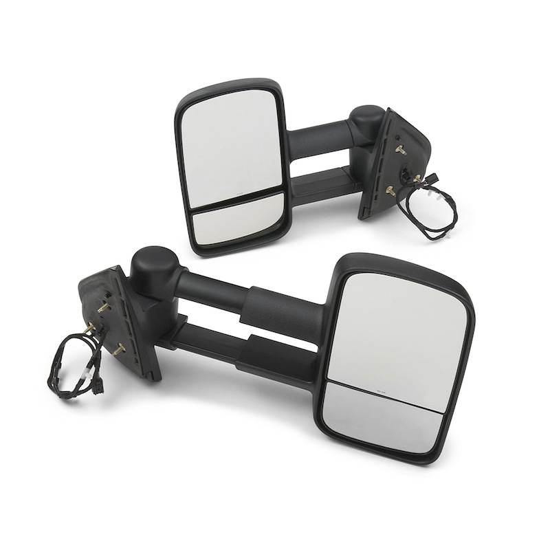 Outside Rear View Mirrors, Extendable, Heated, Power-Adjustable