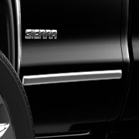 2017 Sierra 1500 Crew Cab Bodyside Molding Package, Chrome