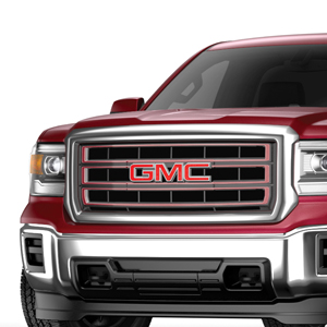 2014 Sierra 1500 Grille - Sonoma Jewel with Chrome Surround