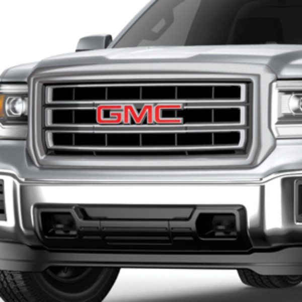 2016 Sierra 3500 Grille, Body Colored inserts and Surround, Silver