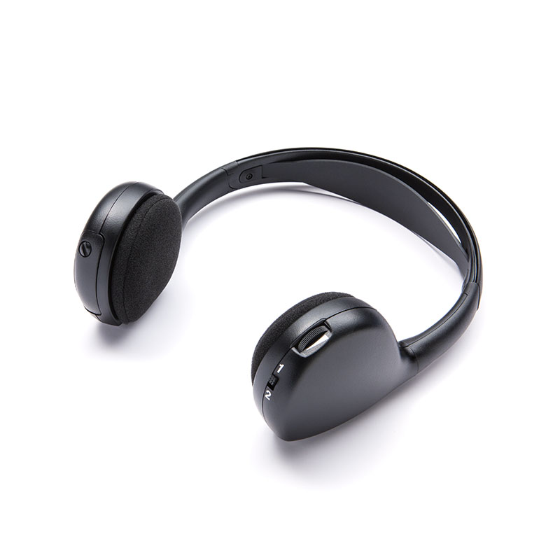 2017 Sierra 3500 Infrared Wireless Headphones, Dual Channel, Black - Single