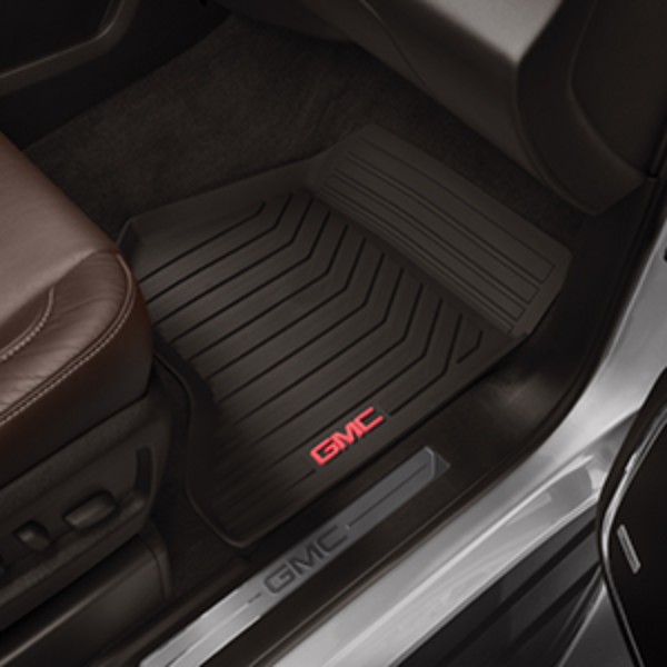 2017 Yukon XL Floor Mats, Front Set, All Weather, Cocoa