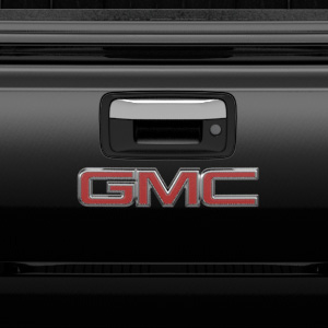 2018 Sierra 3500 Chrome Tailgate Handle | without Rear Camera