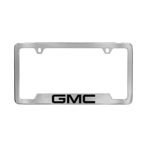 2017 Canyon License Plate Frame | Chrome with Black GMC Logo