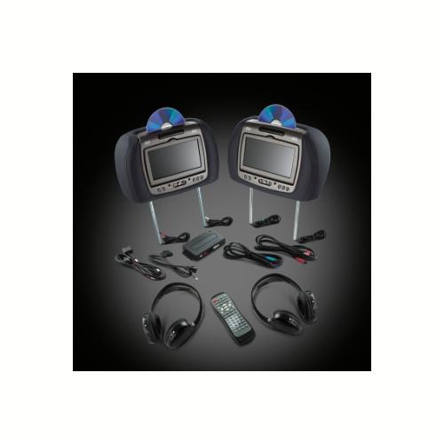2013 Yukon Denali XL DVD Headrest System, Dual System, Denali, Ebony Leather