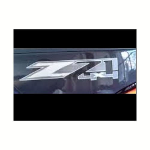 2015 Sierra 2500 Z71 4 X 4 Decal, Chrome Colored