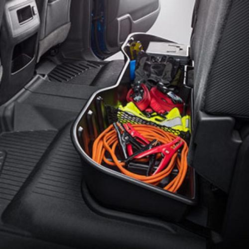 2015 Sierra 3500 Underseat Storage Organizer | Ebony | Double Cab Cab