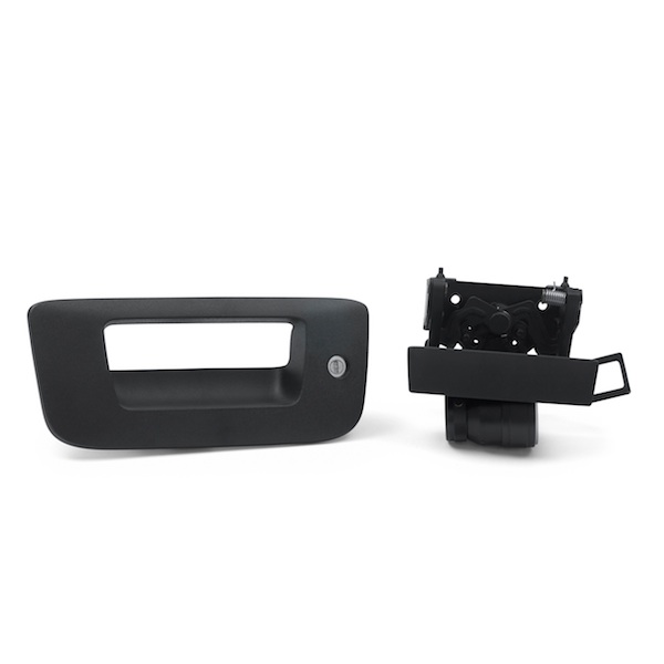 2014 Sierra 3500 Tailgate Lock Package, Black Grained Handle, Codeable Lock