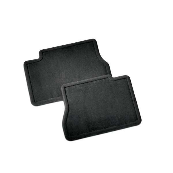 2014 Yukon Denali Floor Mats Rear Carpet Replacements, 2nd Row, 2 Piece, Ebony