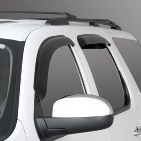 2014 Yukon Denali Side Window Weather Deflector, Front and Rear Sets, Smoke