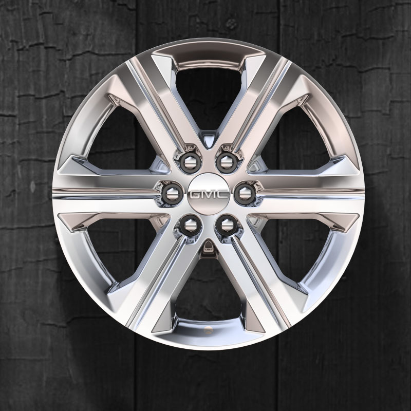 2018 Yukon 22-in Wheel | 6-spoke | Chrome | CK157