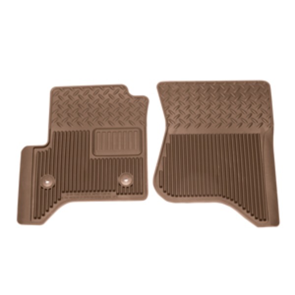 2015 Sierra 3500 Floor Mats Front Vinyl Replacement | Cocoa