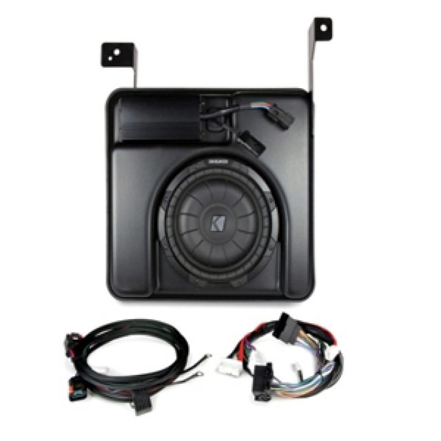2018 Sierra 1500 Double Cab Audio Upgrade, Kicker Subwoofer Kit