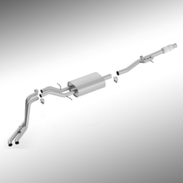 2015 Sierra 1500 6.2L Dual Side Exit Cat-Back Exhaust | Regular Cab