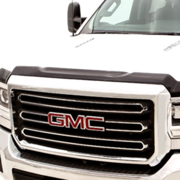 2015 Sierra 3500 Molded Hood Protector | Aeroskin | Smoke Black