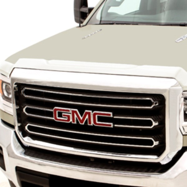 2016 Sierra 3500 Molded Hood Protector | Aeroskin | Chrome