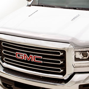 2017 Sierra 2500 Molded Hood Protector | Chrome