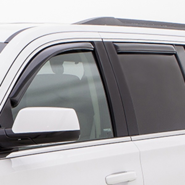 2015 Yukon Side Window Weather Deflector, Smoke Black