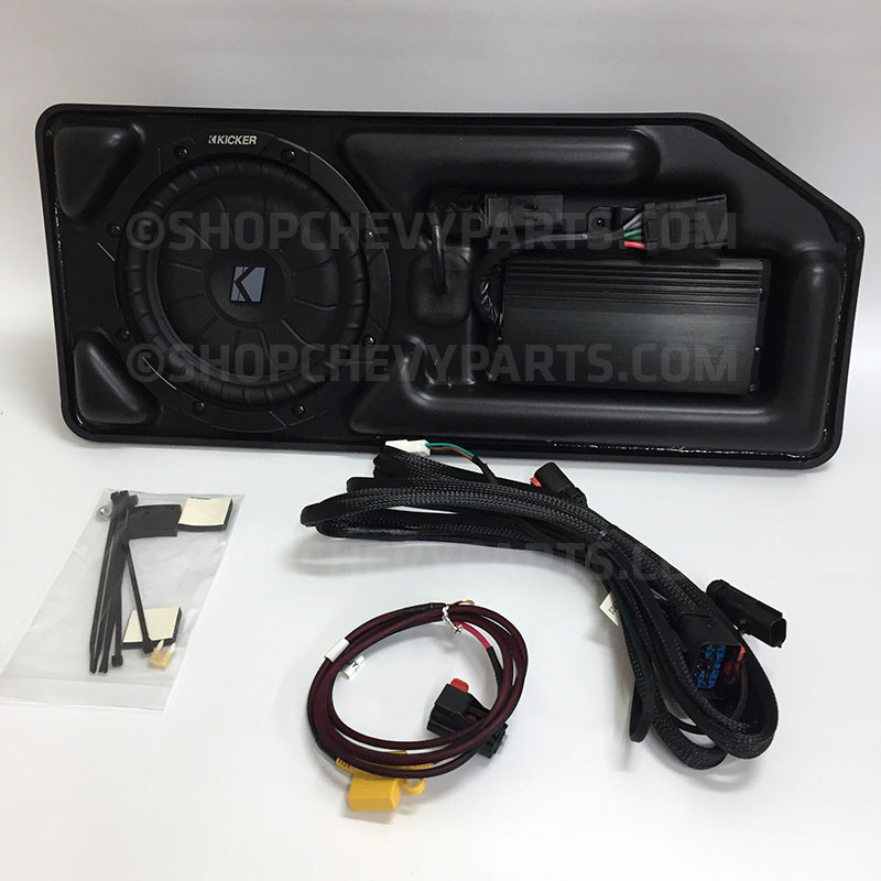 2015 Canyon Crew Cab Audio Upgrade, Kicker® 200 Watt Subwoofer System