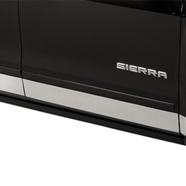 2018 Sierra 1500 Stainless Steel Rocker Panels Crew Cab 5ft 8in