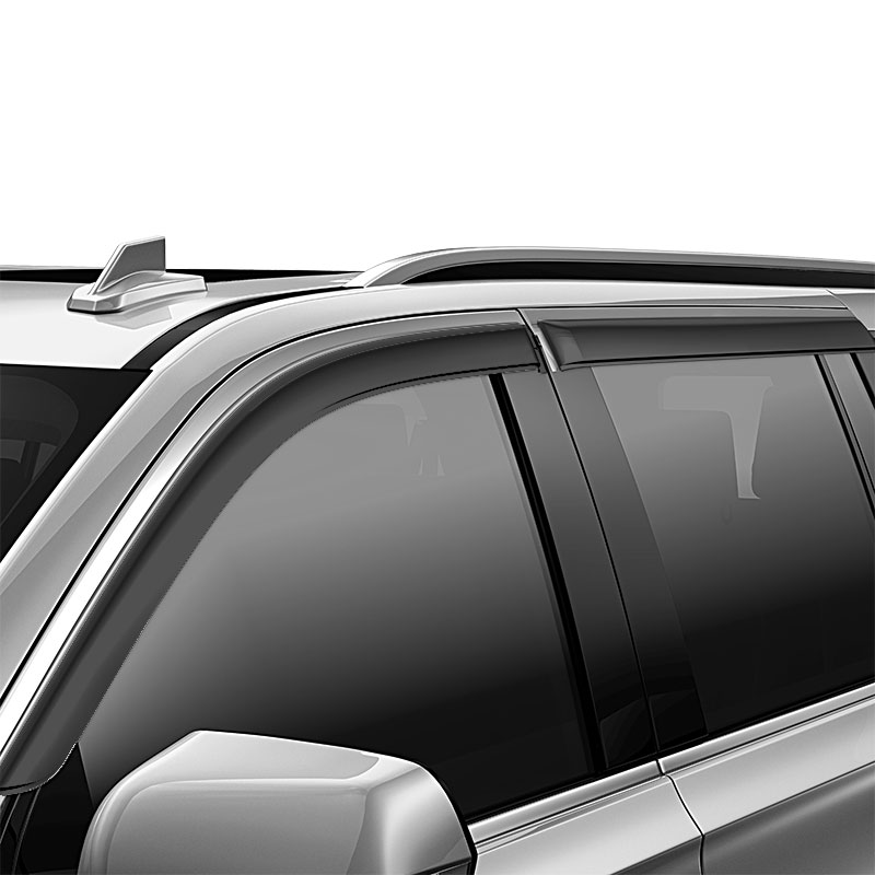 2021 Yukon Window Vent Visors |  In-Channel |  Matte Black |  Front and Rear |  Set of 4