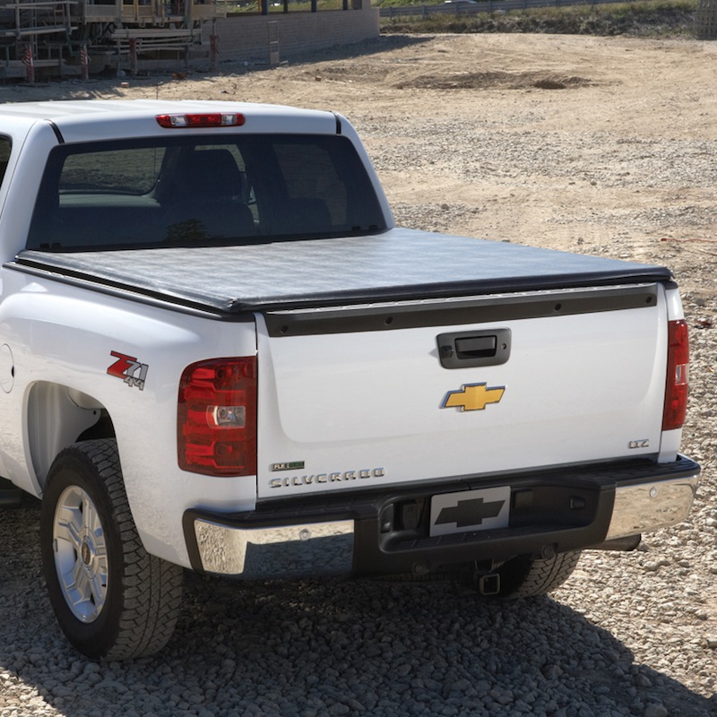 2013 Sierra 2500 Tonneau Cover - Hard Folding, 6' 6" Standard Box, Premium Ragtop