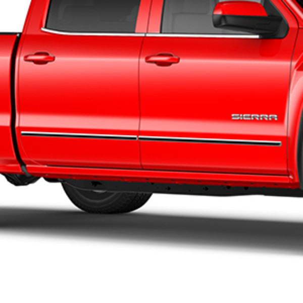 2018 Sierra 1500 Regular Cab Bodyside Molding Package | Chrome