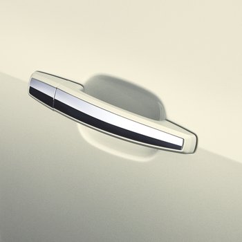 2016 Buick Regal Door Handles, Front and Rear Sets Champagne Silver Metallic with Chrome Insert