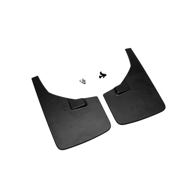 2014 Sierra 1500 Splash Guards | Front Flat | Black