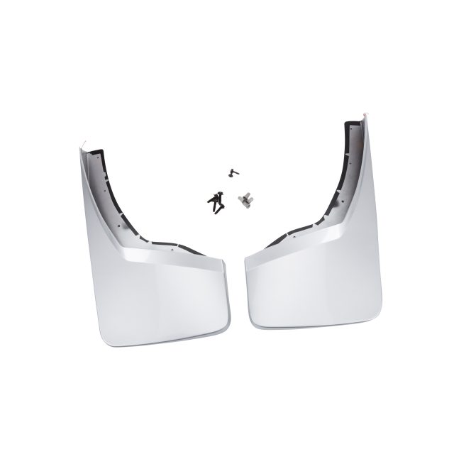 2016 Sierra 2500 Splash Guards | Molded Front | Silver