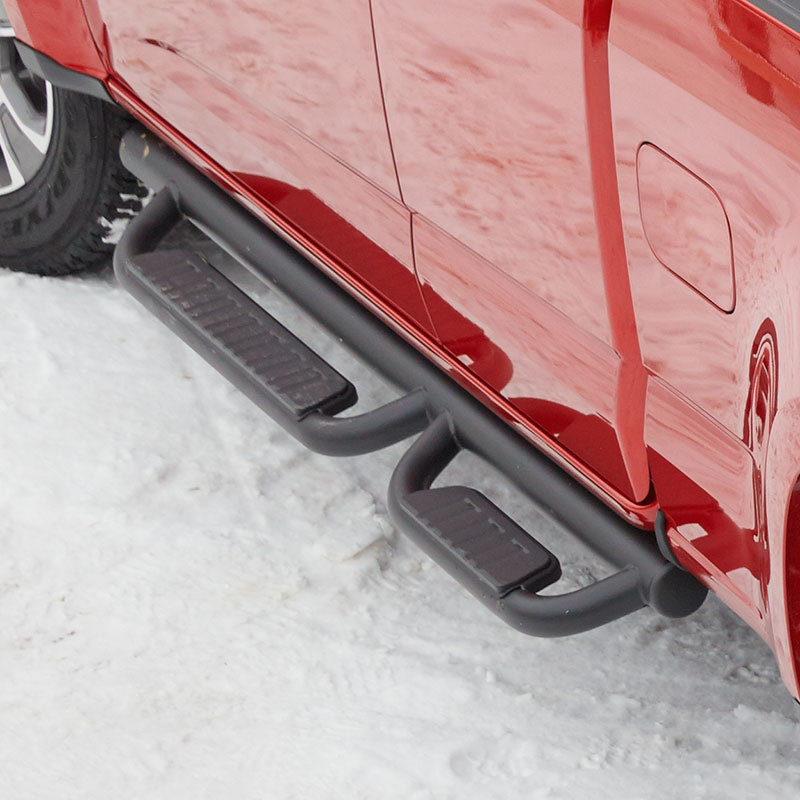 2015 Canyon Assist Steps, 3-inch Step Bars, Black - Extended Cab