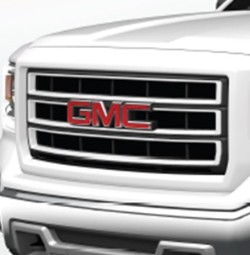 2014 Sierra 1500 Grille | Summit White with Chrome Surround