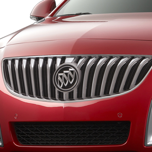 2014 Buick Regal Grille, Silver and Bright Chrome