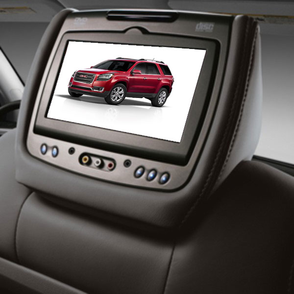 2014 Acadia DVD Headrest System, Ebony, Leather