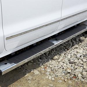 2016 Yukon Tubular Assist Steps | Rectangular | 6-Inch | Chrome