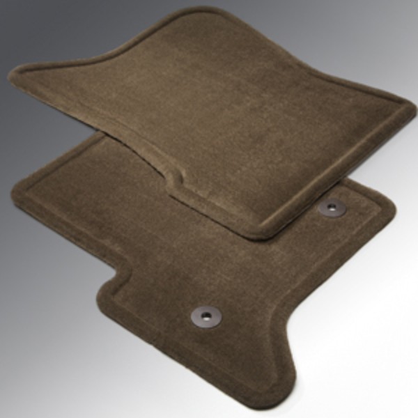 2015 Sierra 1500 Floor Mats Front Molded Carpet, Cocoa