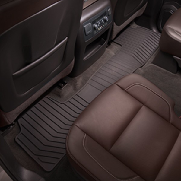 2016 Yukon Denali Premium All Weather Floor Liner, Floor Mat, Rear, Bl