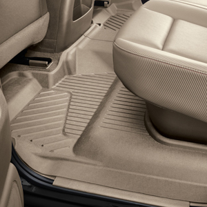 2018 Yukon Floor Liners, Dune, Second Row