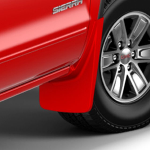 2018 Sierra 3500 Splash Guards, Cardinal Red (G7C), Front Molded