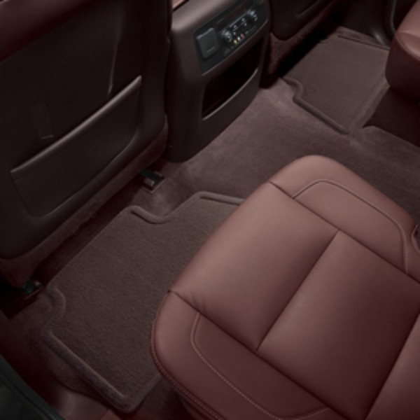 2016 Yukon Denali XL Premium Carpet Floor Mats | Rear Replacements | Cocoa