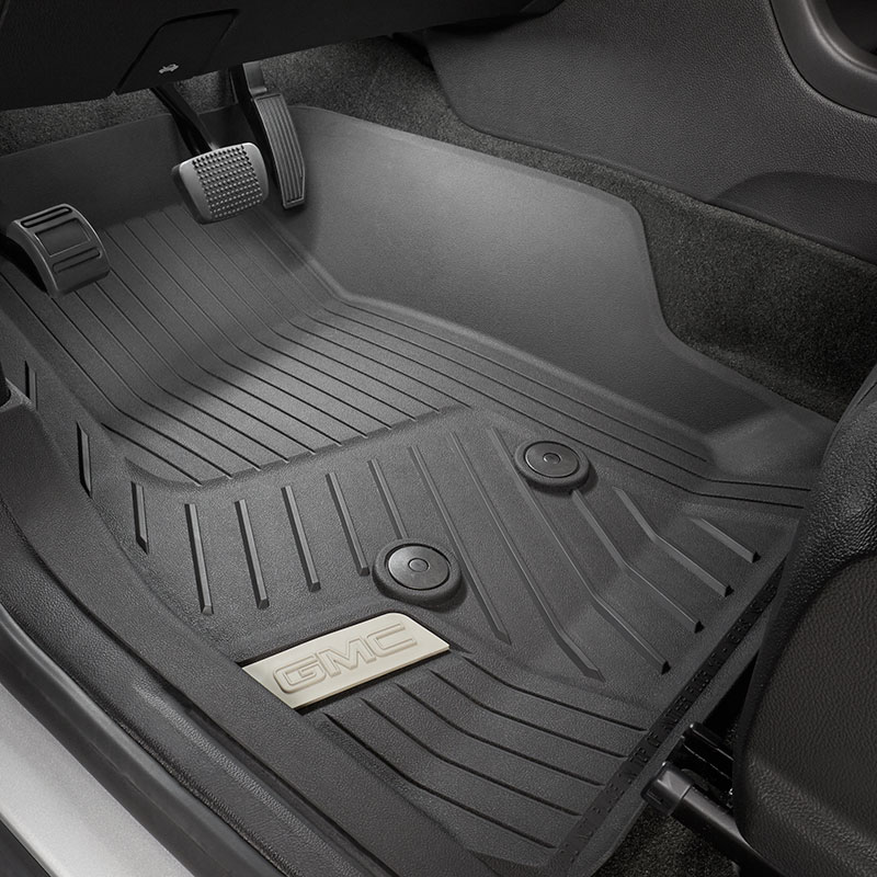 2016 Canyon All Weather Floor Liners | Front Driver Side and Front Passenger Side | Jet Black
