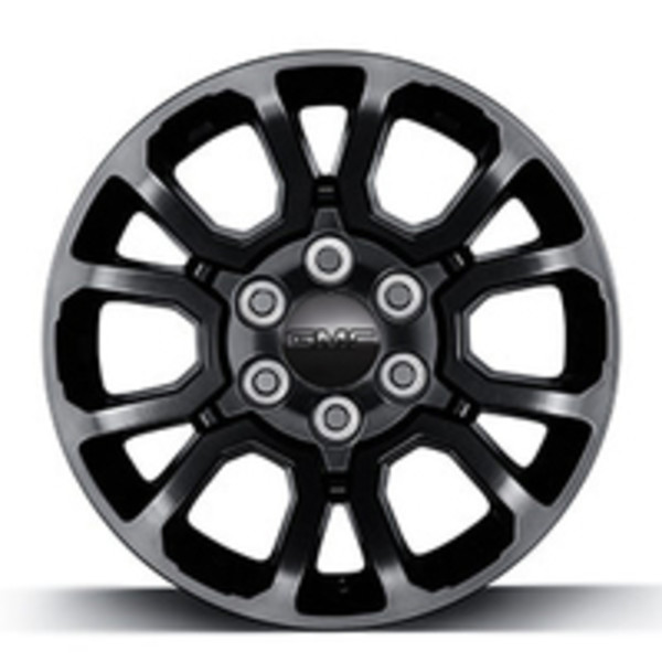 2018 Sierra 1500 18 inch wheel, Black Aluminum