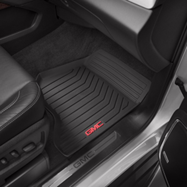 2017 Yukon XL Floor Mats | Front Set | All Weather | Black