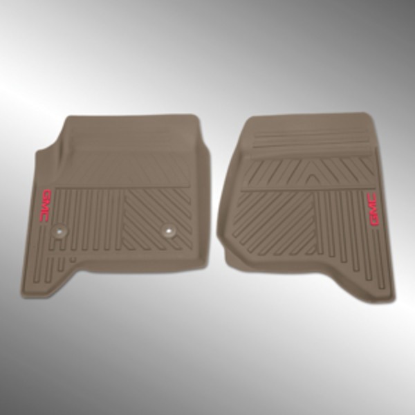 2018 Sierra 2500 Floor Mats Front Premium All Weather | Dune