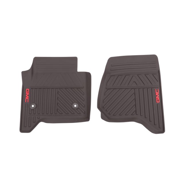 2018 Sierra 1500 Floor Mats Front Premium All Weather | Cocoa