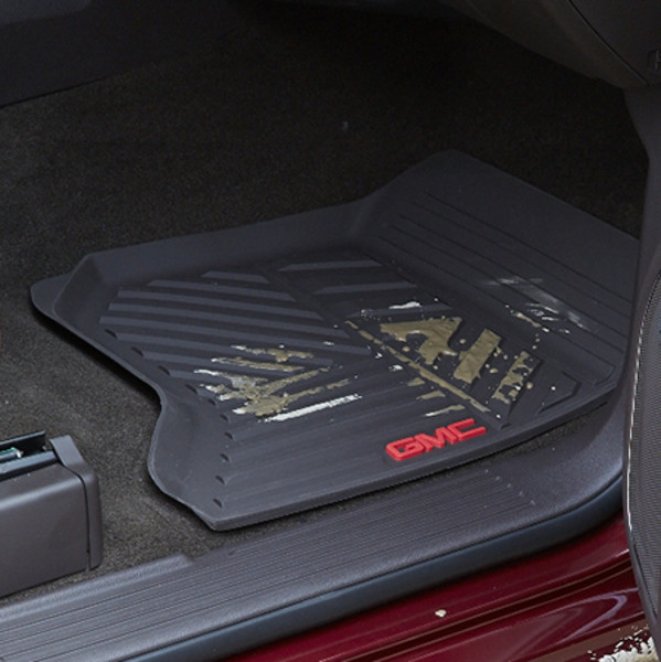 2017 Sierra 1500 Floor Mats Front Premium All Weather | Black