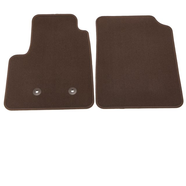 2016 Canyon Premium Carpet Floor Mats, Front, Cocoa