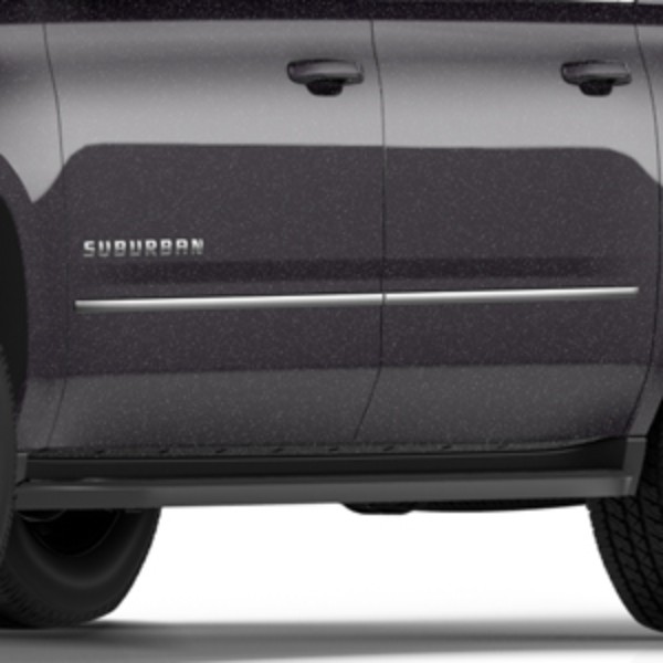 2016 Yukon XL Bodyside Door Molding Package, Front & Rear Champ