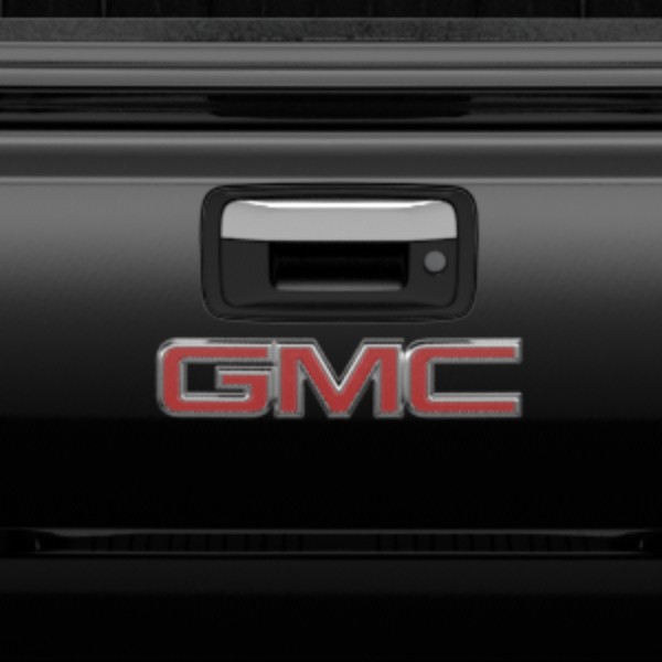 2017 Sierra 3500 End Gate Handle | Chrome without Rearview Camera