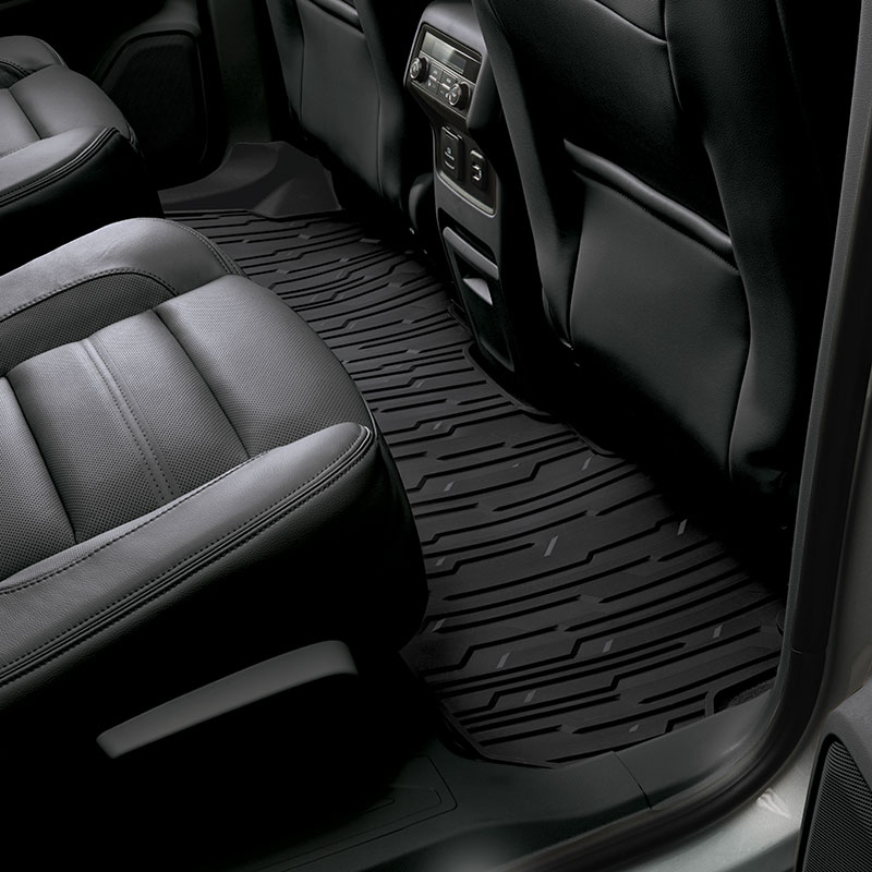 2018 Acadia Floor Mats | Premium All Weather | Black | Second Row | One Piece